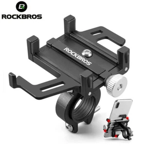 ROCKBROS Bike Phone Mount Holder Motorcycle Bicycle Handlebar 360° Phone Clip - Picture 1 of 15