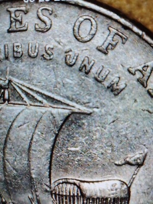 2004 P Jefferson Nickel Die Chip Error  - Image 1 of 4