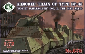 Tren Blindado UniModel 1/72 Tipo BP-43 "Ferrocarril Soviético" (Nº2 de 61º SATD) - Imagen 1 de 1