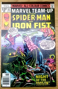 Marvel Comics Team Up Spider-Man und Iron Fist #63 1977 KOSTENLOSER UK-VERSAND Bronzezeit - Bild 1 von 7