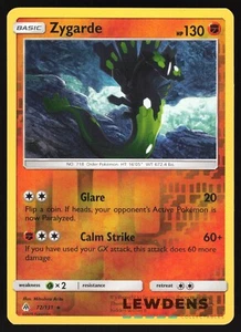Zygarde - 72/131 - Holograma Inverso Raro - Luz Prohibida - Tarjeta Pokémon - Imagen 1 de 2