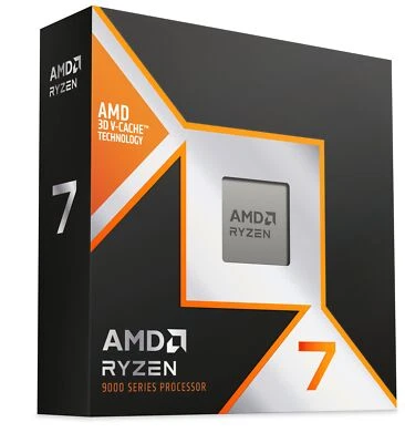 AMD Ryzen 7 9800X3D (8x 4.2 GHz) 96MB L3 Cache Sockel AM5 CPU BOX - Bild 1 von 4