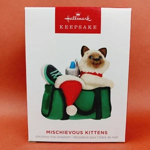 Hallmark 2023 Mischievous Kittens # 25 in Serie Andenken Ornament Neu im Karton - Bild 1 von 4