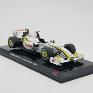 ixo 1:24 BRAWN BGP 001 Jenson Button 2009 Diecast Car Model Toy Vehicle - Picture 1 of 6