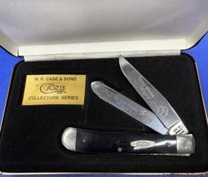 CASE XX 1992 COAL MINERS OF VA SILVER  LIMITED EDITION TRAPPER KNIFE BK254 V735 - Picture 1 of 6