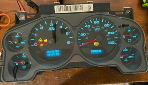 2010 CHEVROLET SILVERADO 1500 USED DASHBOARD INSTRUMENT CLUSTER FOR SALE (MPH) - Picture 1 of 6