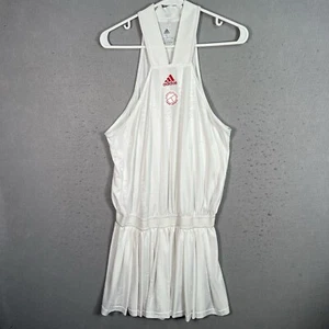 Adidas ALL-IN ONE TENNIS DRESS Support Bra shirt skirt Short Tight Women size L - Picture 1 of 9