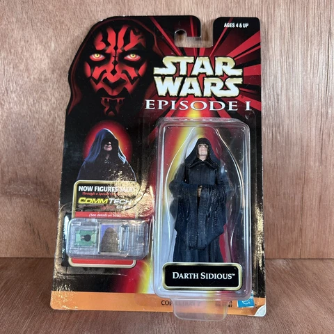 1998 Hasbro Star Wars: Episode 1  Darth Sidious Action Figure CommTech Chip S-54 Cover