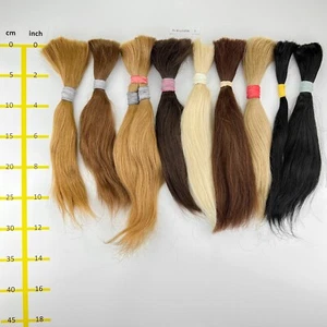 Europäisches Echthaar Schnitthaare/Rohhaare Lot mind.500 Gr  25-30cm - Bild 1 von 1