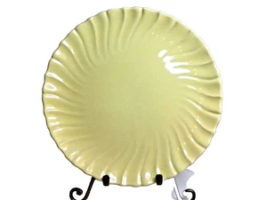 Franciscan Coronado Satin Yellow Swirl 11.75" Chop Plate/Platter - Picture 1 of 5