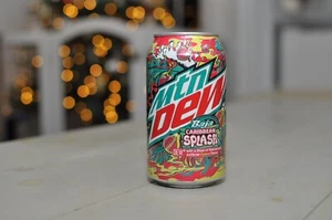 MTN RUGIADA BASSA CARIBBEAN SPLASH MOUNTAIN GUAVA SAPORE 12 oz. LATTINA sigillata non aperta - Foto 1 di 2