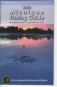 Michigan DNR 2020 guía de pesca reglas de resumen licencia de cazador - parche Mi-ciervo - Imagen 1 de 1
