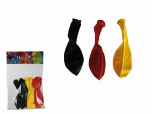 Latex Fiesta Aéreo Pie Globo Alemania Redondo 22CM 30 Pieza Negro Rojo Amarillo - Imagen 1 de 1