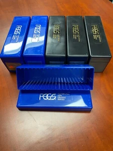 X 6 PCGS 20-Coin Slab Storage Containers (Miscellaneous colors) - Picture 1 of 2