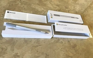 Microsoft Surface Pen Stylet Stylus Model 1776 - Platinum Silver EYU-00009 - Picture 1 of 15