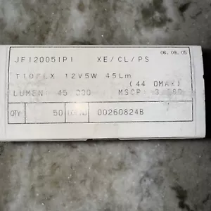 5 Watt 12 Volt Xenon Rigid Loop Lamp T10FLX 12V 5W JF120051P1 - Picture 1 of 3