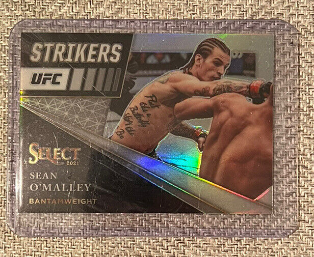 2021 Panini UFC Select SEAN O'MALLEY Strikers Silver Prizm Refractor SP🔥