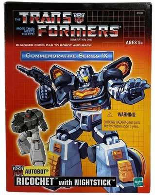 Transformers Ricochet w Nightstick Commemorative Series IX 9 Action Figure NEW - Image 1 of 4