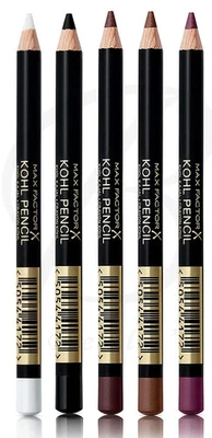MAX FACTOR Kohl Kajal Eyeliner Smudge Smokey Eyes Soft Liner Pencil *ALL SHADES* - Image 1 of 4