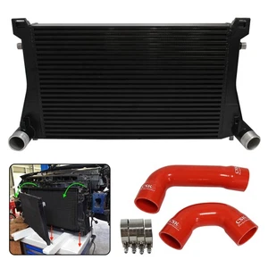 Intercooler Kit Black For Audi A3 VW Golf GTI R MK7 EA888 Octavia 1.8T 2.0T TSI - Picture 1 of 8