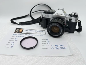 Programa Canon AE-1 funcionando/probado con lente de 50 mm excelente estado sellos nuevos sin chirridos 9409 - Imagen 1 de 15