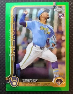 2025 Topps Chrome Logofractor Edition - Carlos Rodriguez, #201 /99 - Bild 1 von 3