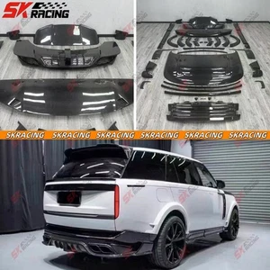 Carbon Fiber Front Rear Lip Spoiler Wing Hood Kit For Land Rover Range Rover 23+ - Bild 1 von 44