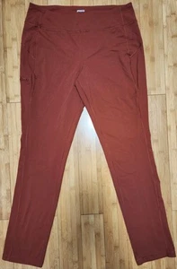 Duluth Trading Co NoGA klassische Damenhose schmales Bein Large x 33 orange Athleisure - Bild 1 von 8