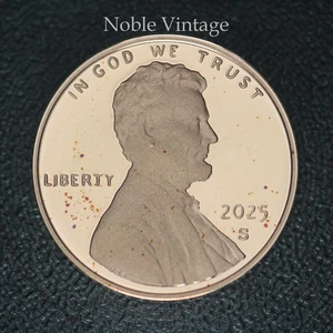 2025 S Proof Lincoln Shield Cent - From a Proof Set - Toning Dots - Lot B - Picture 1 of 2