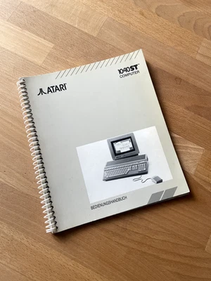 Atari 1040 ST Anleitung Deutsch Bedienungshandbuch (+Adimens ST Handbuch) - Bild 1 von 4
