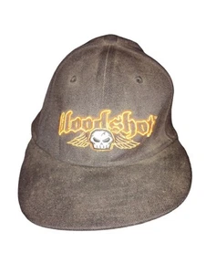 RARE Vintage Y2K No Fear Sobe Bloodshot Embroidered Hat Cap Size L/XL Flex Fit - Bild 1 von 8