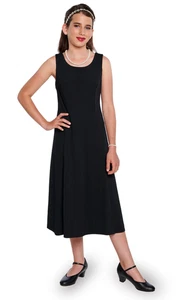 Hannah Sleeveless Black Swing Dress Youth 12 – Mint Condition - Picture 1 of 16