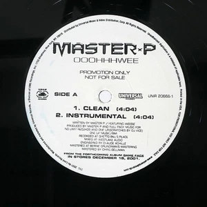 MASTER P OOOHHHWEE UNIVERSAL UNIR206661 Unknown VINYL 12 - Picture 1 of 1