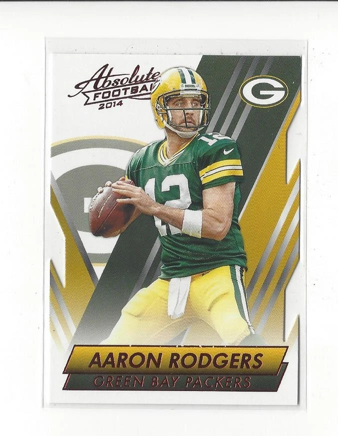 2014 Absolute Retail Red #15 Aaron Rodgers Packers - Image 1 of 1
