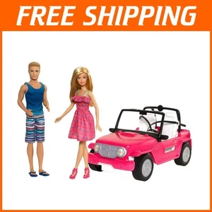 Imaginative Play Set: Coche Crucero Playa Rosa con Moda de Muñeca Incluida - Imagen 1 de 8