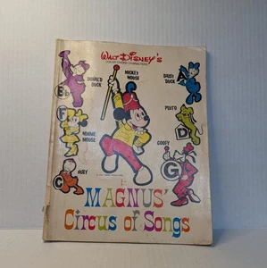 Vintage 1974 Walt Disney's Children's Music Book in Magnus' Circus of Songs - Bild 1 von 5
