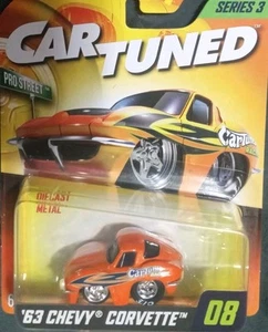 '63 Corvette - Car Tuned MGA '63 Chevy Corvette Series 3 #08 Orange (Neu in Verpackung) - Bild 1 von 5