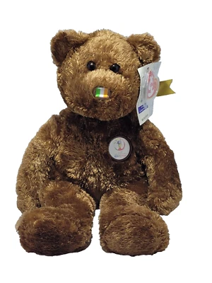 Vintage Ty Republic of Ireland World Cup 2002 Beanie Soft Toy 13" with Tags - Image 1 of 4