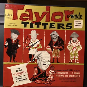 1962' Vinyl Record Taylor Made Titters ADULT COMEDY Signed Cover M+ 60's v1 - Picture 1 of 7
