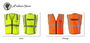 TRAFFIC logo public safety security police vests S-5XL - Picture 1 of 4