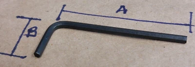 1.5mm 2.0mm 2.5mm 3mm 4mm 5mm Hex Key Allen Alan Allan Keys - Image 1 of 3