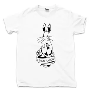 Camiseta Buena Mala Suerte Dije Atrapasueños Gato Negro Tatuaje Humor Retorcido Oscuro - Imagen 1 de 16
