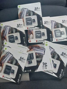 64GB Micro Sd Card, 64GB Memory Card with Adapter - Picture 1 of 3