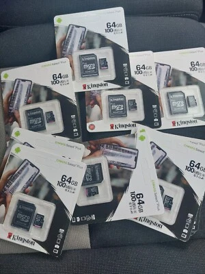  64GB Micro Sd Card, 64GB Memory Card with Adapter  - Image 1 of 3