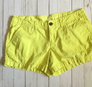 Pantalones Cortos Old Azul Marino Amarillo Para Mujer Talla 2 Primavera Verano Cómodos 100% Algodón (K1) - Imagen 1 de 5