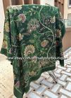 Pure Cashmere Ring Scarf Wrap Shawl Flowers Print Thin Soft Delicate 78" * 39"
