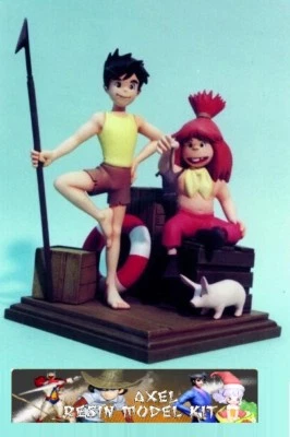 ANIME MODEL  - 未来少年コナン Mirai shōnen Konan CONAN & JIMSEY - 1/10 RESIN KIT - Immagine 1 di 4