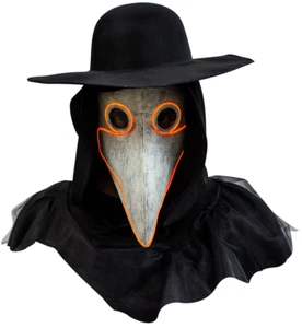 Ghoulish Productions Doctor Peste LED Latex Face Mask Horror Halloween Cosplay - Picture 1 of 5