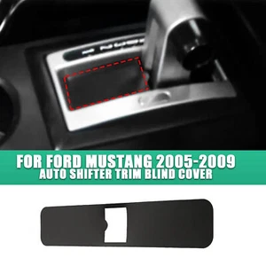 Auto Shifter Trim Blind Cover Replace Durable Fit FORD MUSTANG 2005 -2009 2006 - Foto 1 di 14