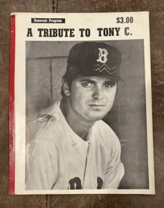 Tony Conigliaro Boston Medias Rojas A Tributo a Tony C. Programa de Recuerdos Ex Escasa - Imagen 1 de 7